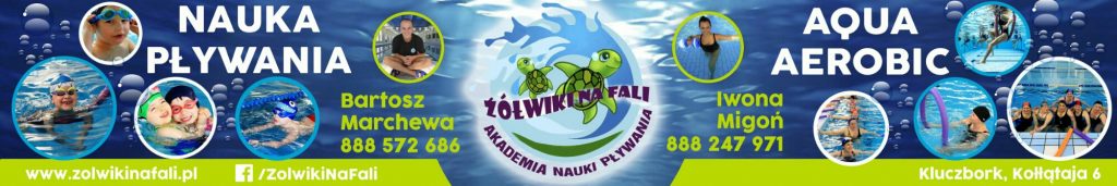 akademia nauki plywania żółwiki na fali